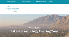 Desktop Screenshot of lakesideaudiology.com